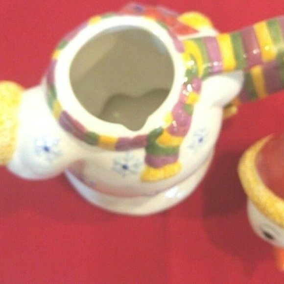Christopher Radco Teapot Snowman Tradition Holiday - Picture 6 of 7